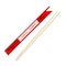 Handgards Handgards 9" Bamboo Red Sleeve Chopstick, PK1000 305214010 - alternate 2